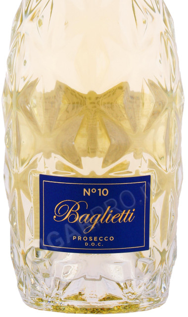 этикетка игристое вино 47 anno domini baglietti №10 prosecco doc 0.75л