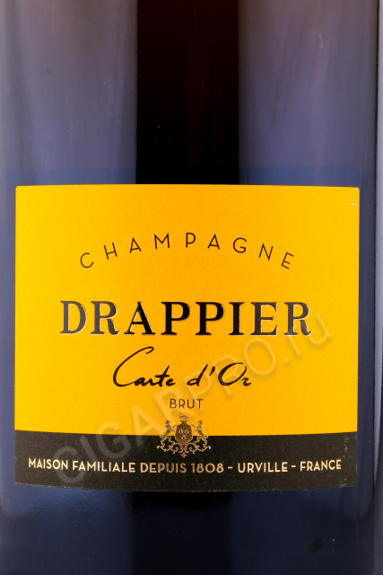 этикетка шампанское drappier carte dor 1.5л