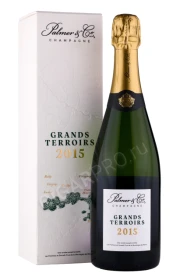 Шампанское Пальмер энд Ко Гран Терруар 2015г 0.75л в подарочной упаковке