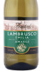 этикетка ламбруско fontale lambrusco emilia igt bianco amabile 0.75л