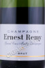 этикетка французское шампанское champagne ernest remy brut blanc de noirs 0.375л