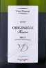 этикетка французское шампанское yves duport bugey origine reserve brut 0.75л