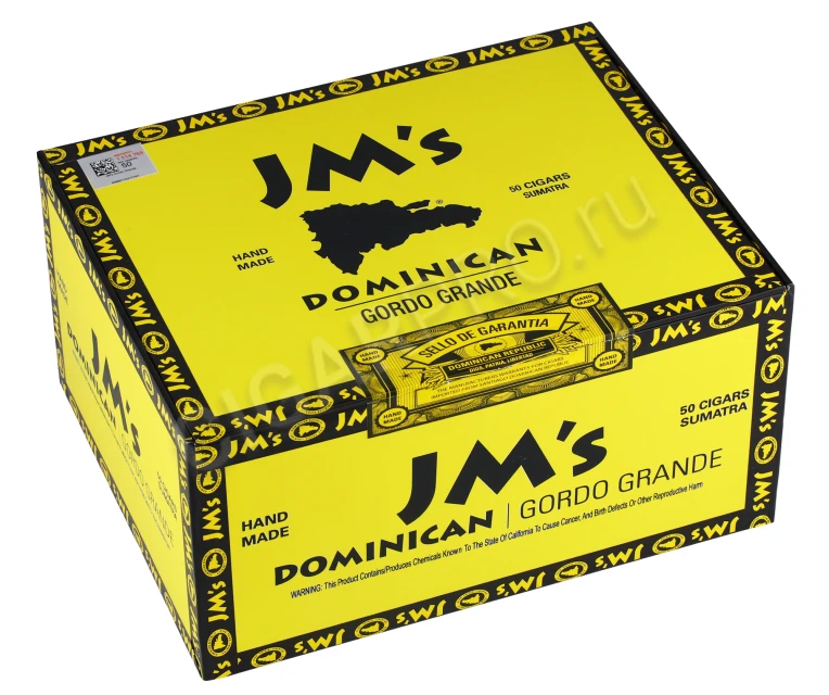 Коробка Сигар JM`s Dominican Gordo Grande