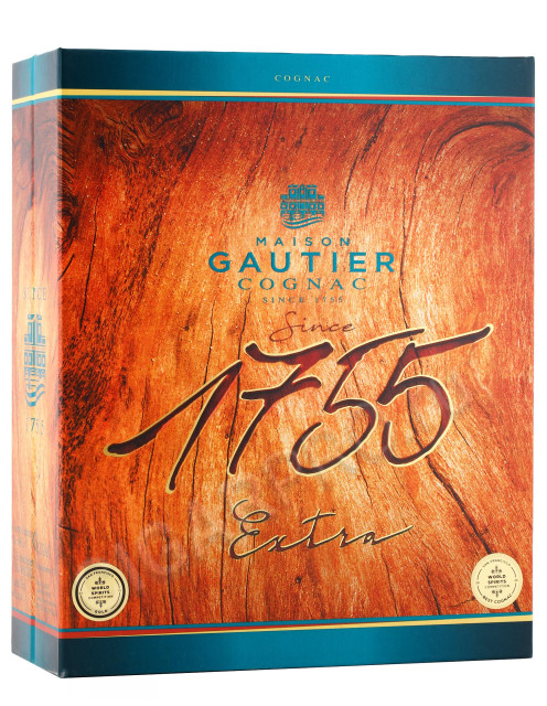 подарочная упаковка коньяк gautier xo extra 1755 0.7л