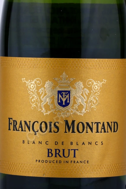 Этикетка Игристое вино Франсуа Монтан Блан Де Блан 0.2л
