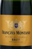 Этикетка Игристое вино Франсуа Монтан Блан Де Блан 0.2л