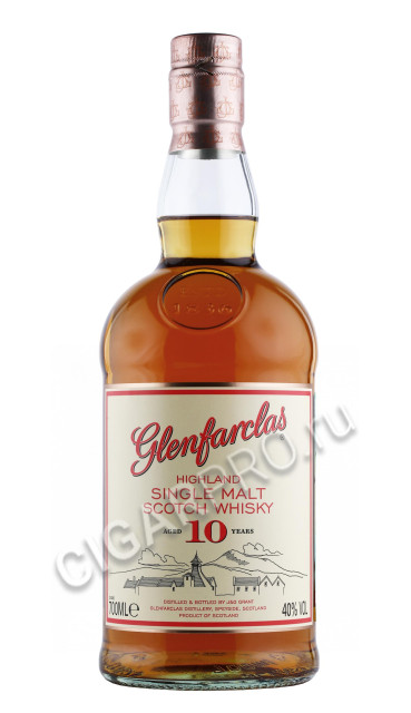 виски glenfarclas 10 years old 0.7л