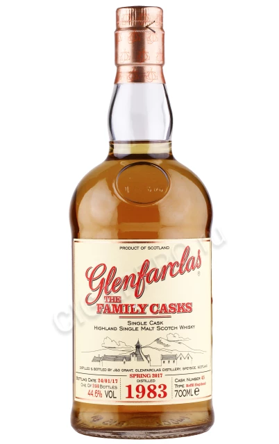 Виски Гленфарклас Фэмэли Каскс 1983 года 0.7л