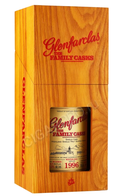 Подарочная коробка Виски Гленфарклас Фэмэли Каскс 1996 года 0.7л