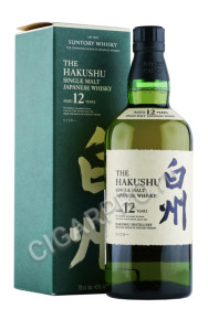 виски suntory whisky hakushu 0.7л в подарочной упаковке