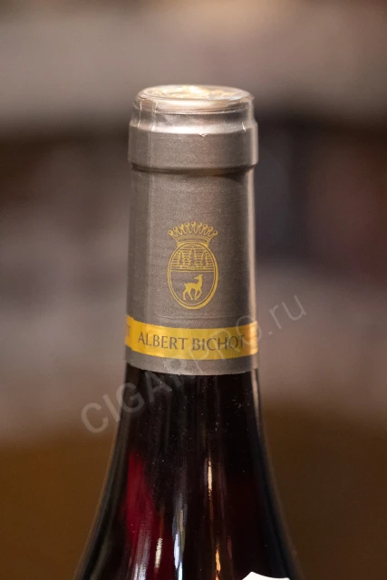 Логотип на колпачке вина Альберт Бишо Шато де Драси Пино Нуар Бургонь 0.75л