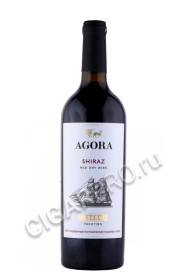 вино agora yachting shiraz reserve 0.75л