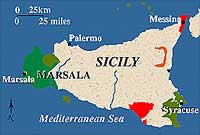 Сицилия место рождения Марсалы