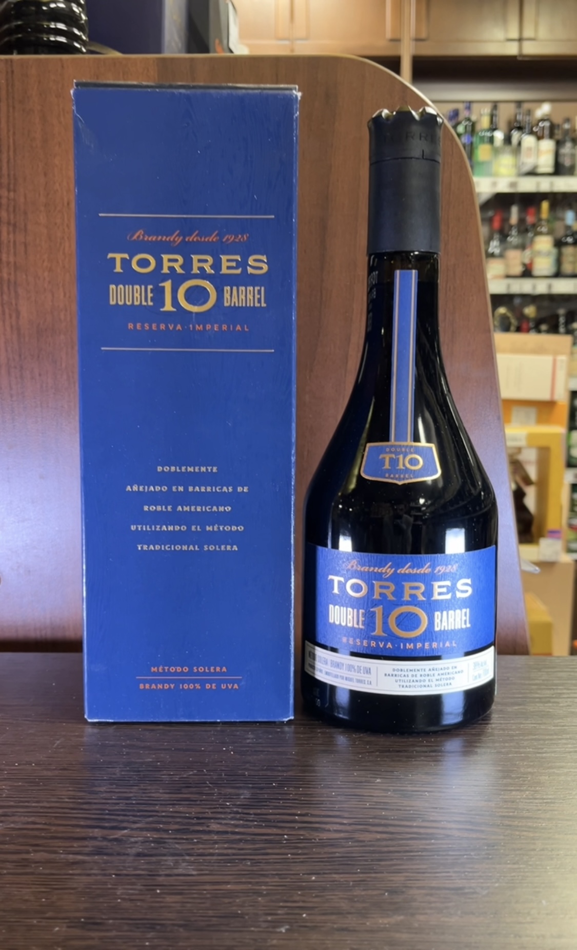 Torres 10 Double Barrel Бренди Торрес 10 Дабл Баррел 0.7л в подарочной упаковке