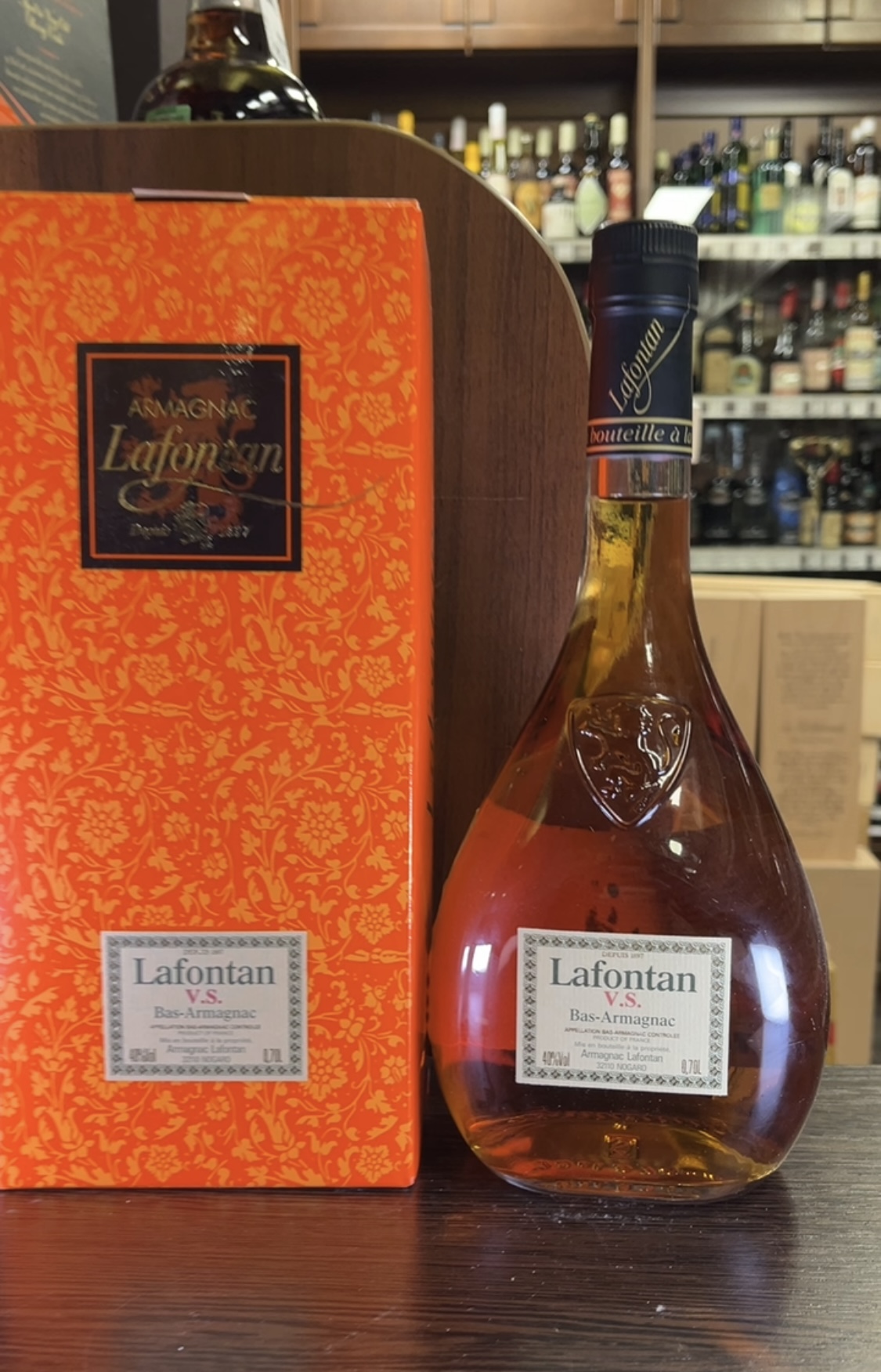 Lafontan VS Арманьяк Лафонтан ВС 0.7л в подарочной упаковке