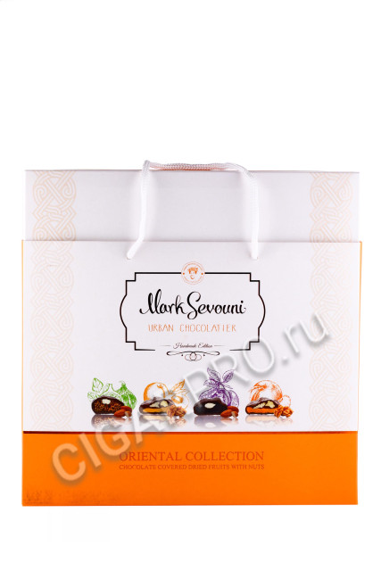 конфеты mark sevouni oriental collection chocolate covered dried fruits with nuts 300г