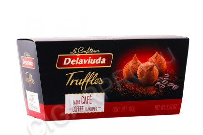 шоколадные конфеты delaviuda трюфель с кофе 100г