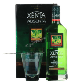 xenta absinth абсент ксента в п/у + 2 бокала