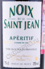 этикетка аперитив aperitif noix de la saint jean 0.75л