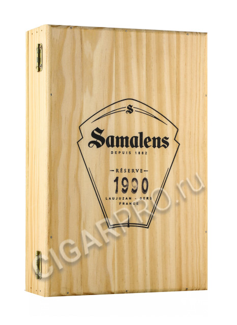 подарочная коробка samalens bas armagnac 1990