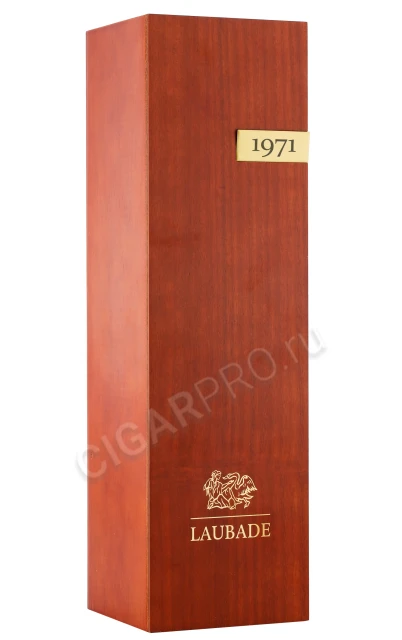 Подарочная коробка Арманьяк Шато де Лобад 1971 года 0.7л