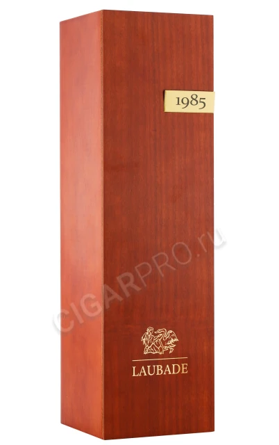 Подарочная коробка Арманьяк Шато де Лобад 1985 года 0.7л