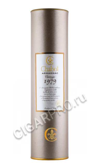 подарочная туба арманьяк chabot 1979 years 0.7л