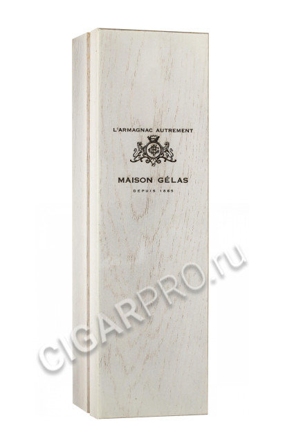 подарочная упаковка armagnac maison gelas 1997 years 0.7 l