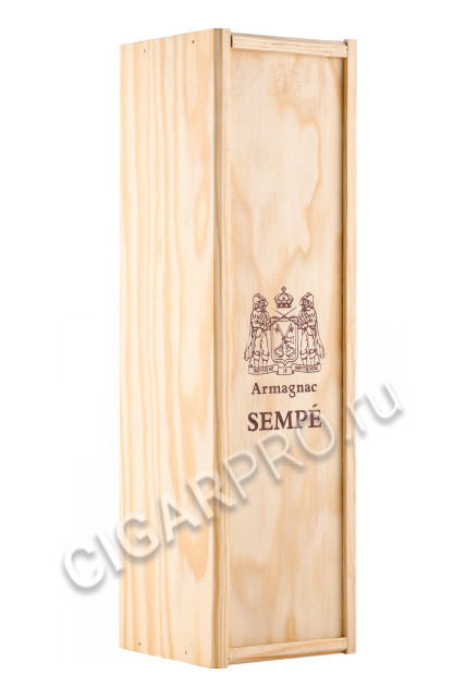 подарочная упаковка арманьяк sempe vieil armagnac 2004 0.7л