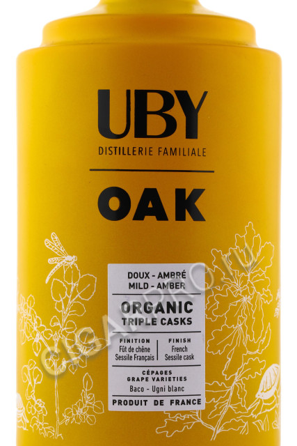 этикетка uby oak купить арманьяк юби оак 0.7л цена