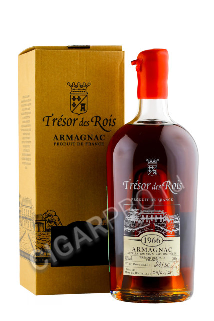 арманьяк tresor des rois armagnac 1966 0.7л