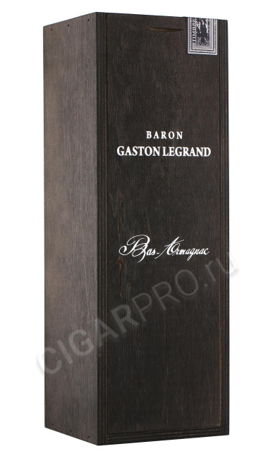 деревянная упаковка арманьяк baron g legrand 1966 years 0.7л