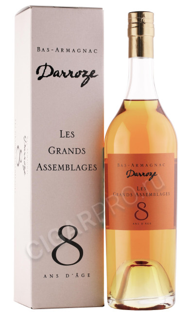 арманьяк darroze bas armagnac les grands assemblages 8 ans d age 0.7л в подарочной упаковке