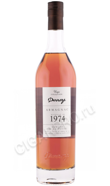 арманьяк darroze unique collection bas armagnac 1974 years 0.7л