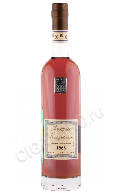 арманьяк vintage bas armagnac dartigalongue 1968 years 0.5л