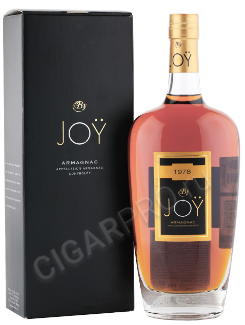 арманьяк domaine de joy by joy 1978 years 0.7л в подарочной упаковке