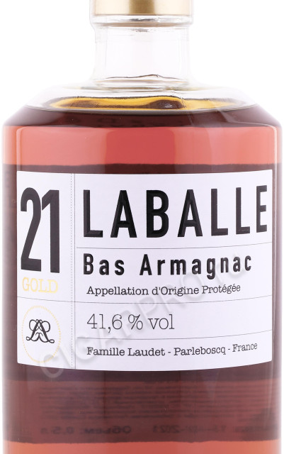 этикетка арманьяк laballe 21 years 0.5л