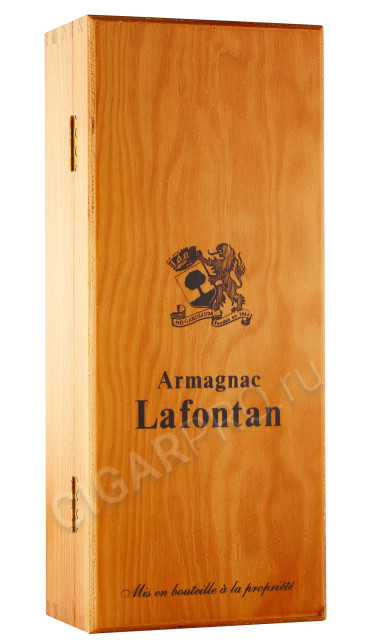 деревянная упаковка арманьяк lafontan 2003 years 0.7л