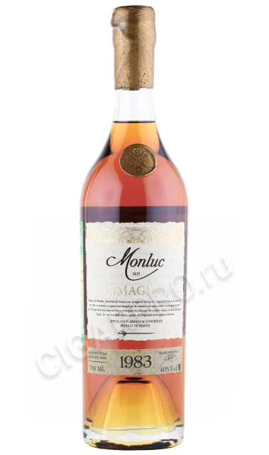 арманьяк monluc 1983 years 0.7л