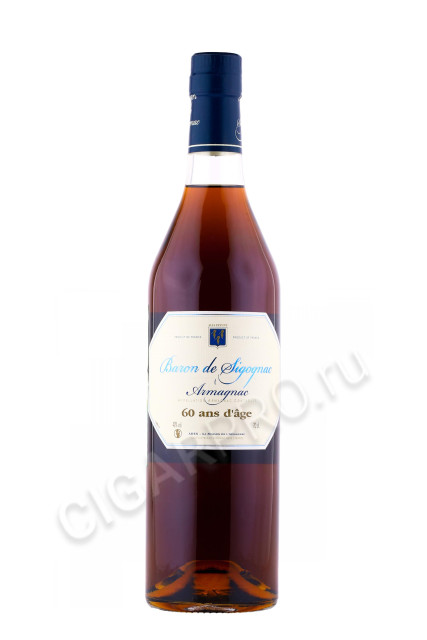 арманьяк armagnac baron de sigognac 60 ans dage 0.7л