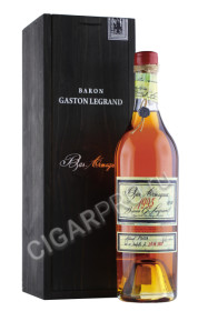 арманьяк baron g legrand 1995 years 0.7л в деревянной упаковке