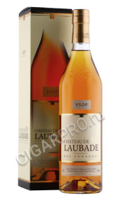 арманьяк chateau de laubade vsop 0.7л в подарочной упаковке