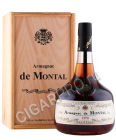 арманьяк bas armagnac de montal 1970 years 0.7л в деревянной упаковке