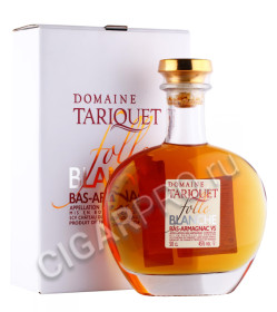 арманьяк chateau du tariquet folle bianche 3 years 0.5л в подарочной упаковке