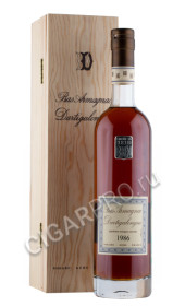 арманьяк vintage bas armagnac dartigalongue 1986 years 0.5л в деревянной упаковке