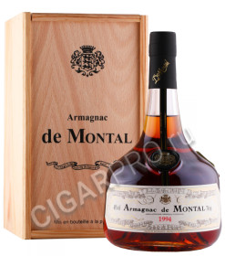 арманьяк bas armagnac de montal 1994 years 0.7л в деревянной упаковке