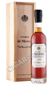 арманьяк bas armagnac de montal 1979 years 0.2л в деревянной упаковке
