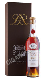арманьяк laballe bas armagnac 1985г 0.5л в подарочной упаковке
