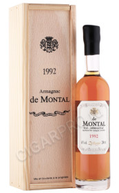 арманьяк bas armagnac de montal 1992 years 0.2л в деревянной упаковке