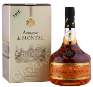 арманьяк bas armagnac de montal vsop 0.7л в подарочной упаковке